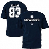 MENS DALLAS COWBOYS #83 TERRANCE WILLIAMS NAVY BLUE NAME x26 NUMBER T-SHIRT,baseball caps,new era cap wholesale,wholesale hats