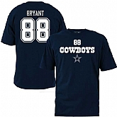 MENS DALLAS COWBOYS #88 DEZ BRYANT NAVY BLUE NAME x26 NUMBER T-SHIRT,baseball caps,new era cap wholesale,wholesale hats