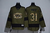 Montreal Canadiens #31 Carey Price Green Salute to Service Stitched NHL Jersey,baseball caps,new era cap wholesale,wholesale hats