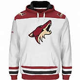 Phoenix Coyotes Blank (No Name & Number) White CCM Throwback Stitched NHL Hoodie WanKe,baseball caps,new era cap wholesale,wholesale hats