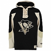 Pittsburgh Penguins Blank (No Name & Number) Black-White Stitched NHL Hoodie WanKe,baseball caps,new era cap wholesale,wholesale hats