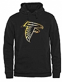 Printed Men's Atlanta Falcons Pro Line Black Gold Collection Pullover Hoodie WanKe,baseball caps,new era cap wholesale,wholesale hats