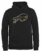 Printed Men's Buffalo Bills Pro Line Black Gold Collection Pullover Hoodie WanKe,baseball caps,new era cap wholesale,wholesale hats