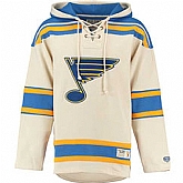 St. Louis Blues Blank (No Name & Number) Cream CCM Throwback Stitched NHL Hoodie WanKe,baseball caps,new era cap wholesale,wholesale hats