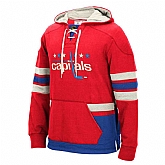 Washington Capitals Blank (No Name & Number) Red CCM Throwback Stitched NHL Hoodie WanKe,baseball caps,new era cap wholesale,wholesale hats