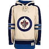 Winnipeg Jets Blank (No Name & Number) Cream Stitched NHL Hoodie WanKe,baseball caps,new era cap wholesale,wholesale hats