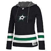 Women Dallas Stars Blank (No Name & Number) Black Stitched NHL Pullover Hoodie WanKe,baseball caps,new era cap wholesale,wholesale hats