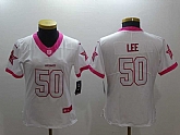 Women Limited Nike Dallas Cowboys #50 Sean Lee White Pink Stitched Rush Jersey,baseball caps,new era cap wholesale,wholesale hats