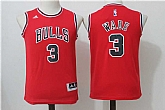 Youth Chicago Bulls #3 Wade Red Swingman Stitched NBA Jersey,baseball caps,new era cap wholesale,wholesale hats