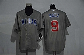 Youth Chicago Cubs #9 Javier Baez Gray New Cool Base Stitched Baseball Jersey,baseball caps,new era cap wholesale,wholesale hats