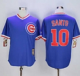 Chicago Cubs #10 Ron Santo Blue Cooperstown Stitched MLB Jersey,baseball caps,new era cap wholesale,wholesale hats