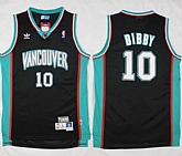 Memphis Grizzlies #10 Mike Bibby Black Throwback Stitched NBA Jersey,baseball caps,new era cap wholesale,wholesale hats