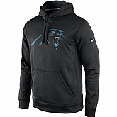 Men's Carolina Panthers Nike Black Practice Performance Pullover Hoodie,baseball caps,new era cap wholesale,wholesale hats