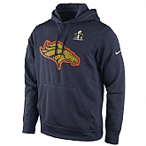 Men's Denver Broncos Nike Navy Super Bowl 50 Bound Team Travel Performance Pullover Hoodie,baseball caps,new era cap wholesale,wholesale hats