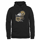 Men's New Orleans Saints Pro Line Black Throwback Logo Pullover Hoodie,baseball caps,new era cap wholesale,wholesale hats