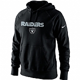 Men's Oakland Raiders Nike Black Lockup Pullover Hoodie,baseball caps,new era cap wholesale,wholesale hats