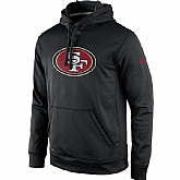 Men's San Francisco 49ers Nike Black KO Logo Essential Pullover Hoodie,baseball caps,new era cap wholesale,wholesale hats