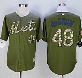 New York Mets #48 Jacob DeGrom Green Camo New Cool Base Stitched MLB Jersey,baseball caps,new era cap wholesale,wholesale hats