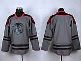 Men Chicago Blackhawkss Customized Cross Check Premier Fashion Gray Stitched Hockey Jersey,baseball caps,new era cap wholesale,wholesale hats