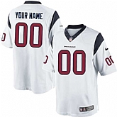 Men Nike Houston Texans Customized White Team Color Stitched NFL Game Jersey,baseball caps,new era cap wholesale,wholesale hats