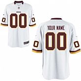 Men Nike Washington Redskins Customized White Team Color Stitched NFL Game Jersey,baseball caps,new era cap wholesale,wholesale hats