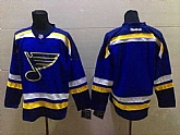 Men St. Louis Blues Customized Blue Stitched Hockey Jersey,baseball caps,new era cap wholesale,wholesale hats
