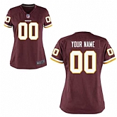 Women Nike Washington Redskins Customized Red Team Color Stitched NFL Game Jersey,baseball caps,new era cap wholesale,wholesale hats