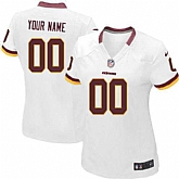 Women Nike Washington Redskins Customized White Team Color Stitched NFL Game Jersey,baseball caps,new era cap wholesale,wholesale hats