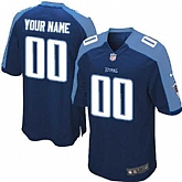 Youth Nike Tennessee Titans Customized Navy Blue Team Color Stitched NFL Game Jersey,baseball caps,new era cap wholesale,wholesale hats