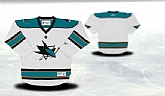 Youth San Jose Sharks Customized White Stitched Hockey Jersey,baseball caps,new era cap wholesale,wholesale hats