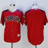 Arizona Diamondbacks Customized Men's Red Brick New Cool Base Stitched Baseball Jersey,baseball caps,new era cap wholesale,wholesale hats