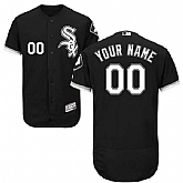 Chicago White Sox Customized Majestic Flexbase Collection Stitched Baseball WEM Jersey - Black,baseball caps,new era cap wholesale,wholesale hats