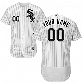 Chicago White Sox Customized Majestic Flexbase Collection Stitched Baseball WEM Jersey - White Black,baseball caps,new era cap wholesale,wholesale hats