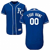 Kansas City Royal Blues Customized Majestic Flexbase Collection Stitched Baseball WEM Jersey - Royal,baseball caps,new era cap wholesale,wholesale hats
