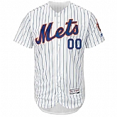 New York Mets Customized Majestic Flexbase Collection Stitched Baseball WEM Jersey - White Royal Blue,baseball caps,new era cap wholesale,wholesale hats