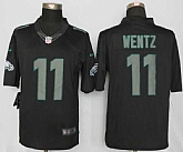Nike Limited Philadelphia Eagles #11 Wentz Impact Black Stitched NFL Jersey,baseball caps,new era cap wholesale,wholesale hats