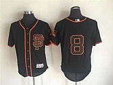 San Francisco Giants #8 Hunter Pence Black 2016 Flexbase Collection Alternate Stitched Jersey,baseball caps,new era cap wholesale,wholesale hats
