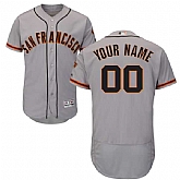 San Francisco Giants Customized Majestic Flexbase Collection Stitched Baseball WEM Jersey - Gray,baseball caps,new era cap wholesale,wholesale hats