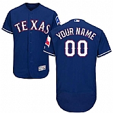 Texas Rangers Customized Majestic Flexbase Collection Stitched Baseball WEM Jersey - Royal Blue,baseball caps,new era cap wholesale,wholesale hats