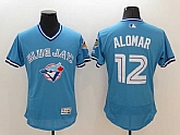 Toronto Blue Jays #12 Roberto Alomar Mitchell And Ness Light Blue 2016 Flexbase Collection Stitched Jersey,baseball caps,new era cap wholesale,wholesale hats
