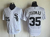 Chicago White Sox #35 Frank Thomas White(Black Strip) 2016 Flexbase Collection Stitched Baseball Jersey,baseball caps,new era cap wholesale,wholesale hats