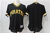 Pittsburgh Pirates Blank Mitchell And Ness Black Flexbase Collection Stitched Jersey,baseball caps,new era cap wholesale,wholesale hats