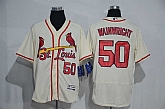 St. Louis Cardinals #50 Adam Wainwright Cream 2016 Flexbase Collection Stitched Baseball Jersey,baseball caps,new era cap wholesale,wholesale hats