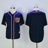 Washington Nationals Blank Navy Blue New Cool Base Stitched Baseball Jersey,baseball caps,new era cap wholesale,wholesale hats