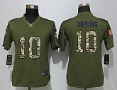 Women Limited Nike Houston Texans #10 Hopkins Green Salute To Service Stitched NFL Jersey,baseball caps,new era cap wholesale,wholesale hats