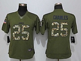 Women Limited Nike Kansas City Chiefs #25 Charles Green Salute To Service Stitched NFL Jersey,baseball caps,new era cap wholesale,wholesale hats