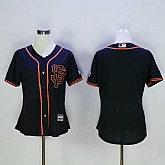 Women San Francisco Giants Blank Black New Cool Base Stitched Baseball Jersey,baseball caps,new era cap wholesale,wholesale hats