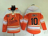 Baltimore Orioles #10 Adam Jones Orange Sawyer Hooded Sweatshirt Baseball Hoodie,baseball caps,new era cap wholesale,wholesale hats