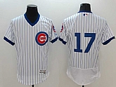 Chicago Cubs #17 Kris Bryant (No Name) White 2016 Flexbase Collection Stitched Jersey,baseball caps,new era cap wholesale,wholesale hats