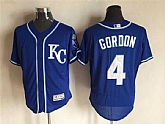 Kansas City Royals #4 Alex Gordon Blue KC 2016 Flexbase Collection Stitched Jersey,baseball caps,new era cap wholesale,wholesale hats
